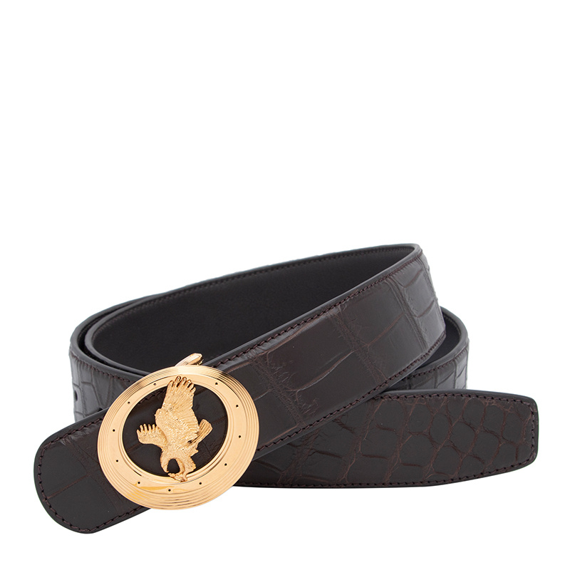 Stefano Ricci Black Logo Belt In Black