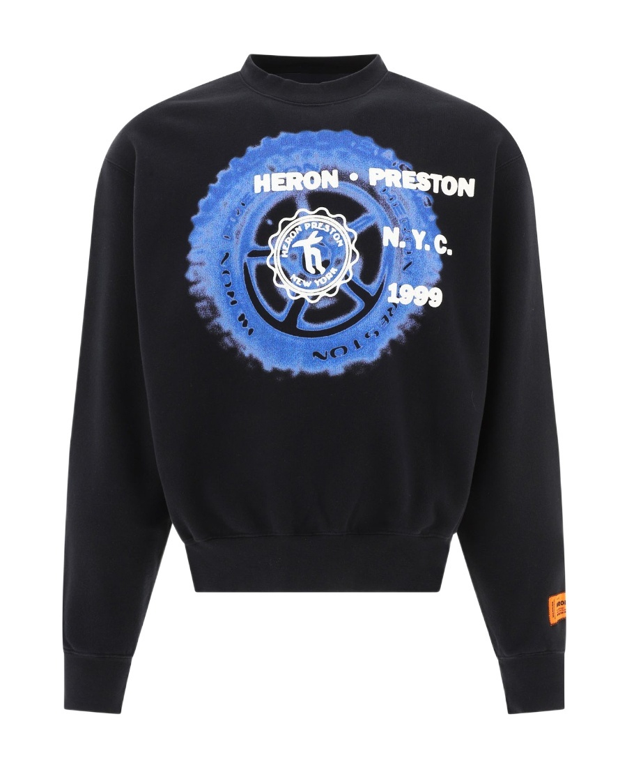 HERON PRESTON HERON PRESTON LOGO PRINT SWEATSHIRT