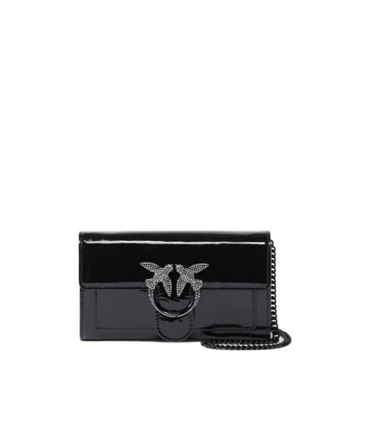 Pinko Flip Wallet In Black