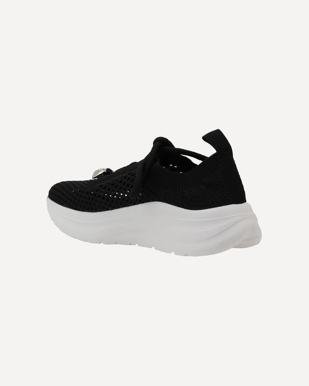 Casadei Mia Knitted Lace-up Sneakers