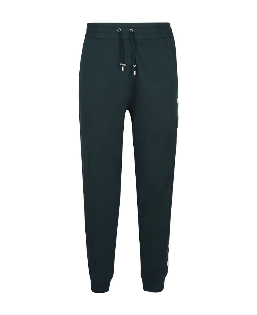 Balmain Uez Vert Straight-leg Trousers In Green