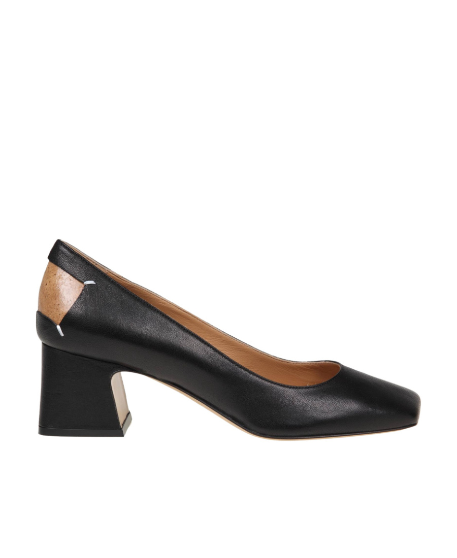 Maison Margiela Woman Pumps Black Size 8 Soft Leather