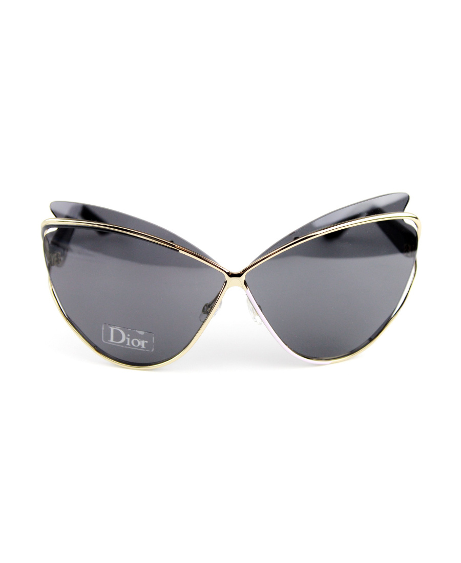 Dior Logo Pilot Sunglasses In Gray