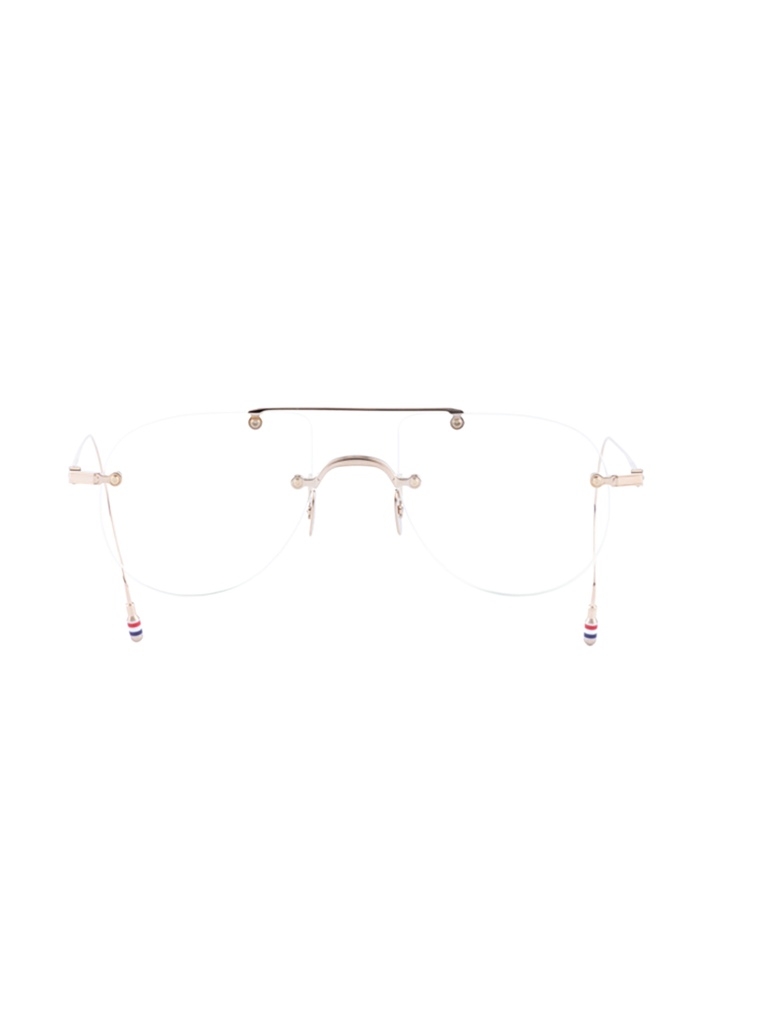 Thom Browne Frameless Plain Mirror In Gold