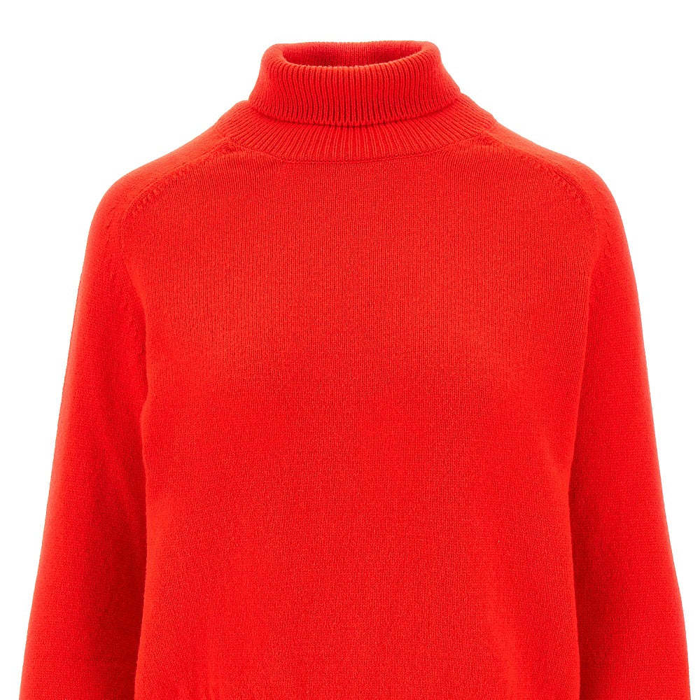 Shop Victoria Beckham Roll-neck Wool Jumper In Red