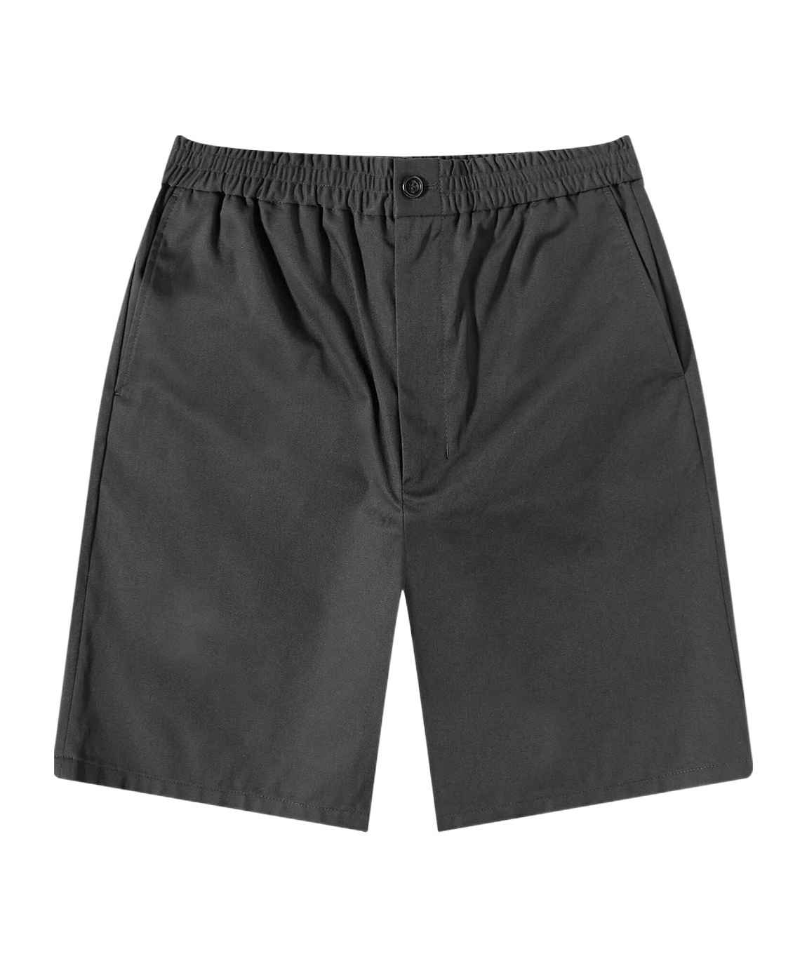 Shop Ami Alexandre Mattiussi Ami Paris Regular Fit Chino Shorts In Black