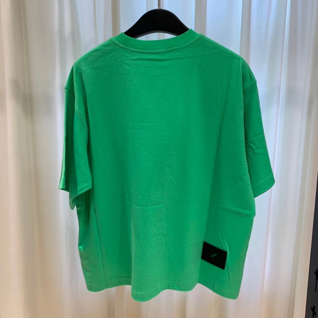 We11 Done Sequin-embellished Oversized T-shirt In Green