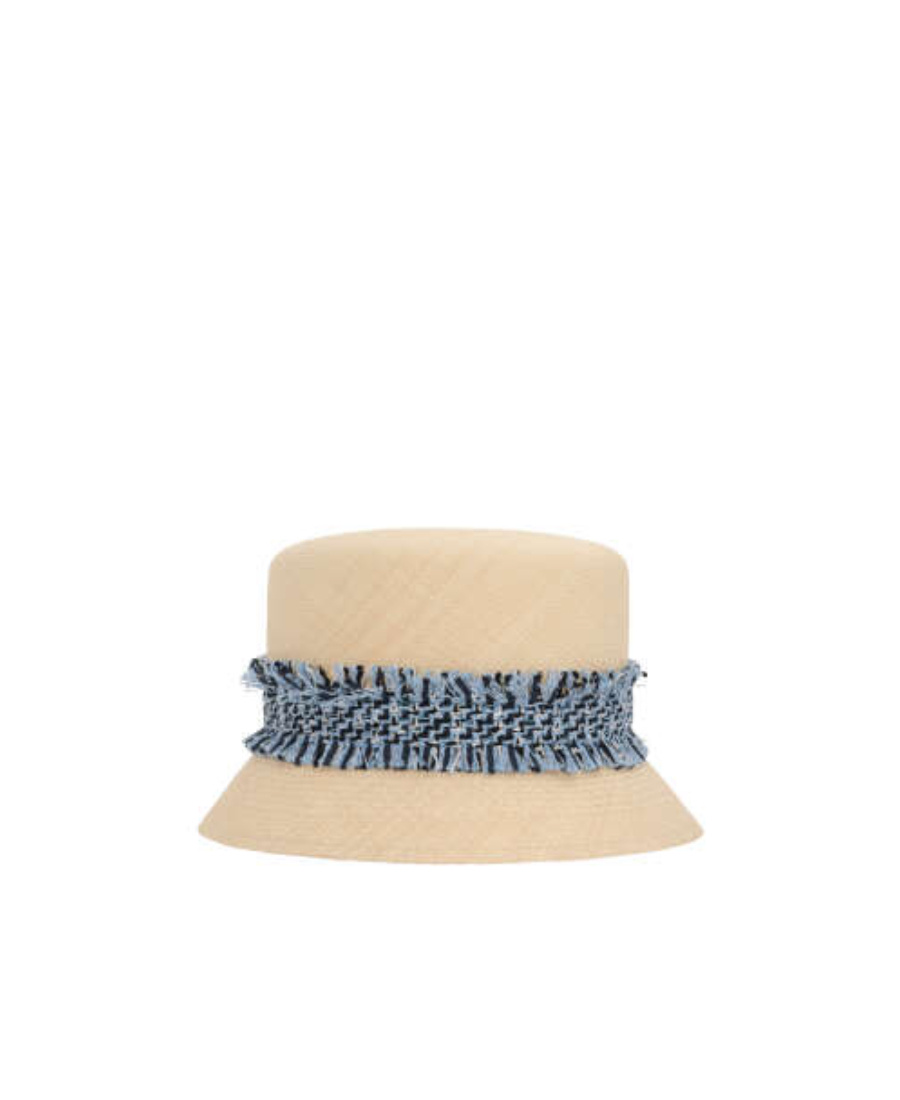 MAISON MICHEL KENDALL FRINGE-DETAIL HAT 