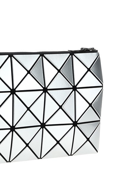 Bao Bao Issey Miyake Lucent Geometric-pattern Shoulder Bag In Silver
