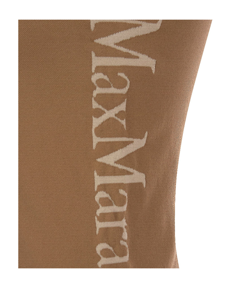 Max Mara Round-necked Vest In Brown