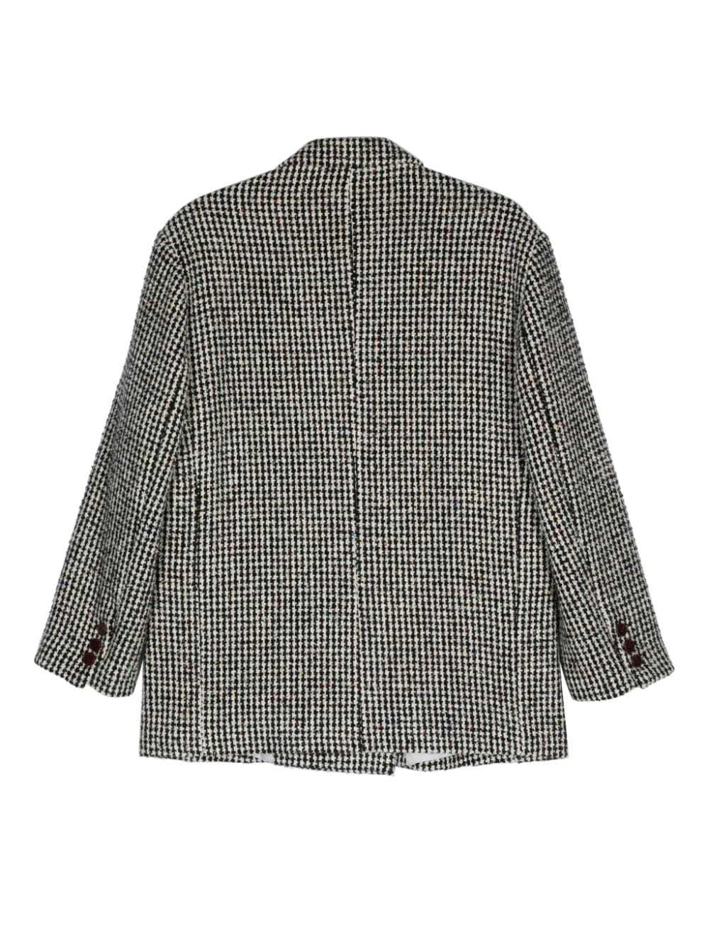 ALYSI HOUNDSTOOTH-PATTERN COAT