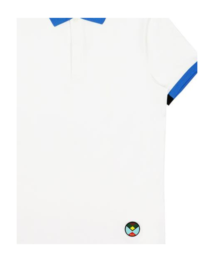 Prada Short-sleeved Polo Shirt In White