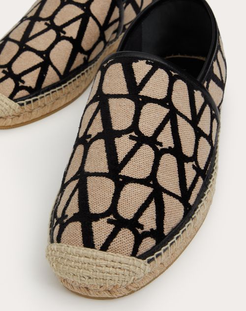 VALENTINO GARAVANI VALENTINO	MONOGRAM JACQUARD SLIP-ON ESPADRILLAS