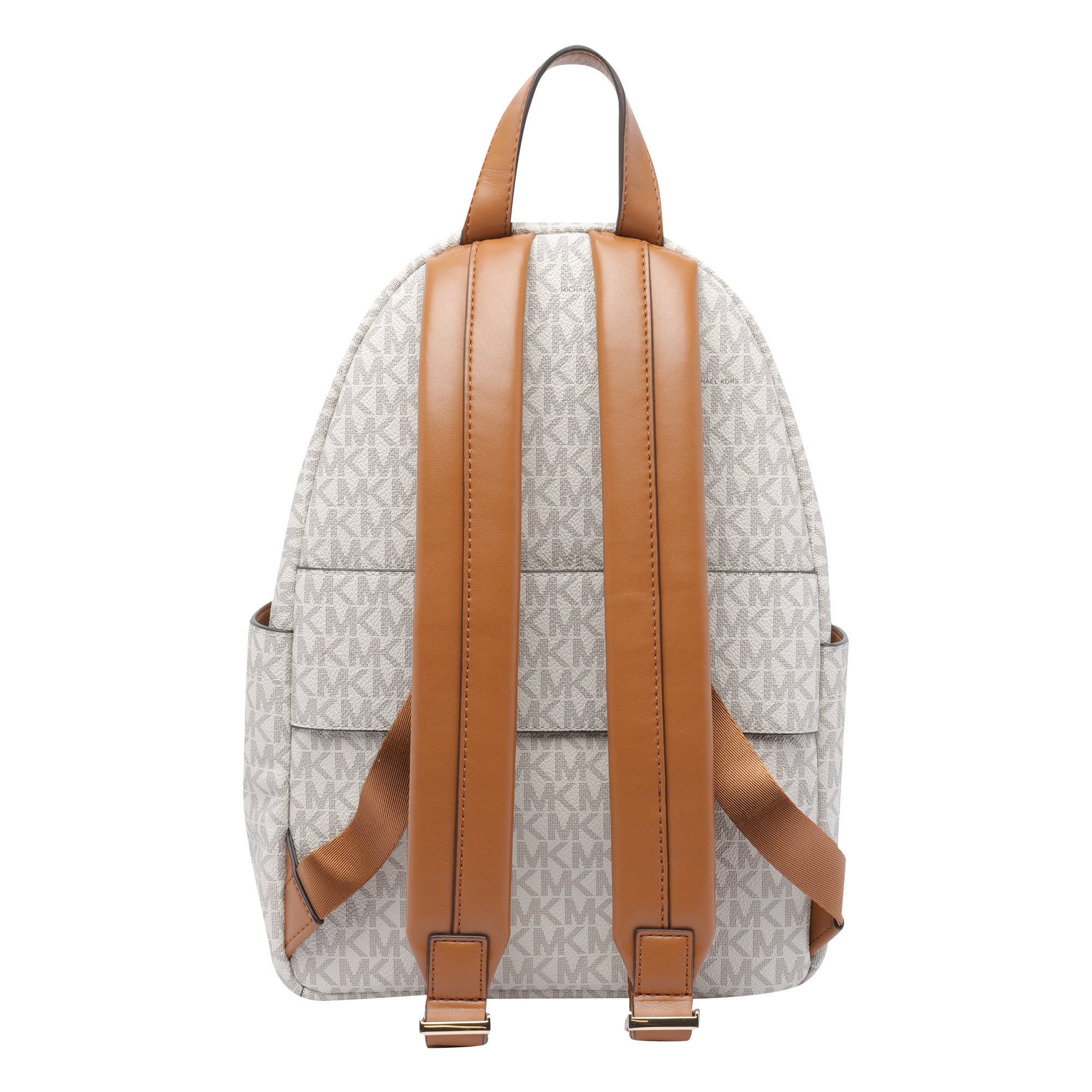 Michael Kors Michael  Tanner Medium Signature Logo Backpack In White