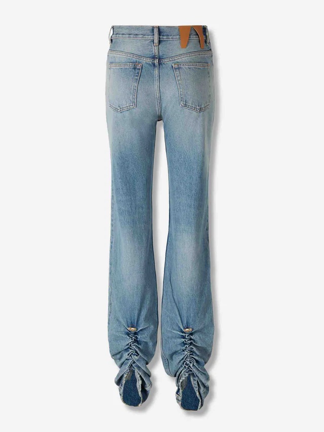 Darkpark Sarah Drawstrings-detail Jeans In Blue