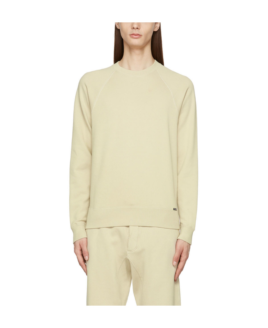 Tom Ford Beige Crewneck Sweatshirt In Nude