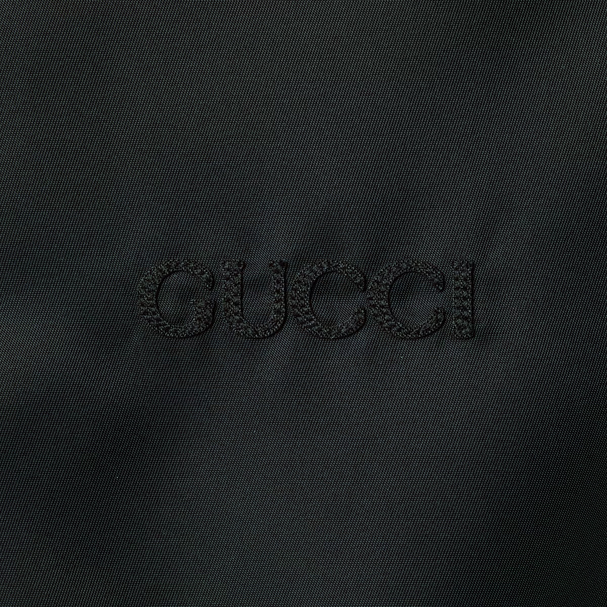 Gucci Reversible Nylon Bomber Jacket In Black