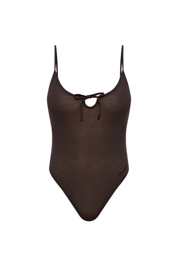 Dsquared2 One-piece Swimsuit In Brown