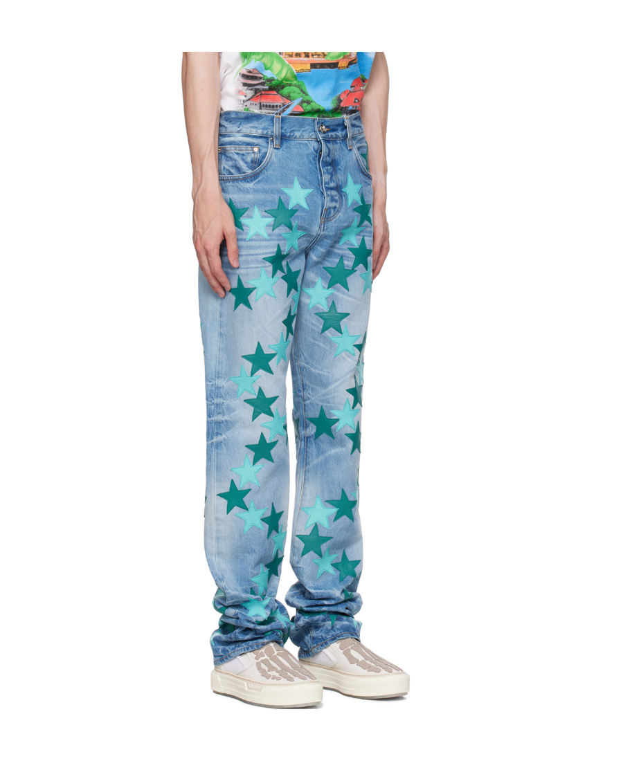 Amiri Blue Chemist Edition Star Jeans In Blue
