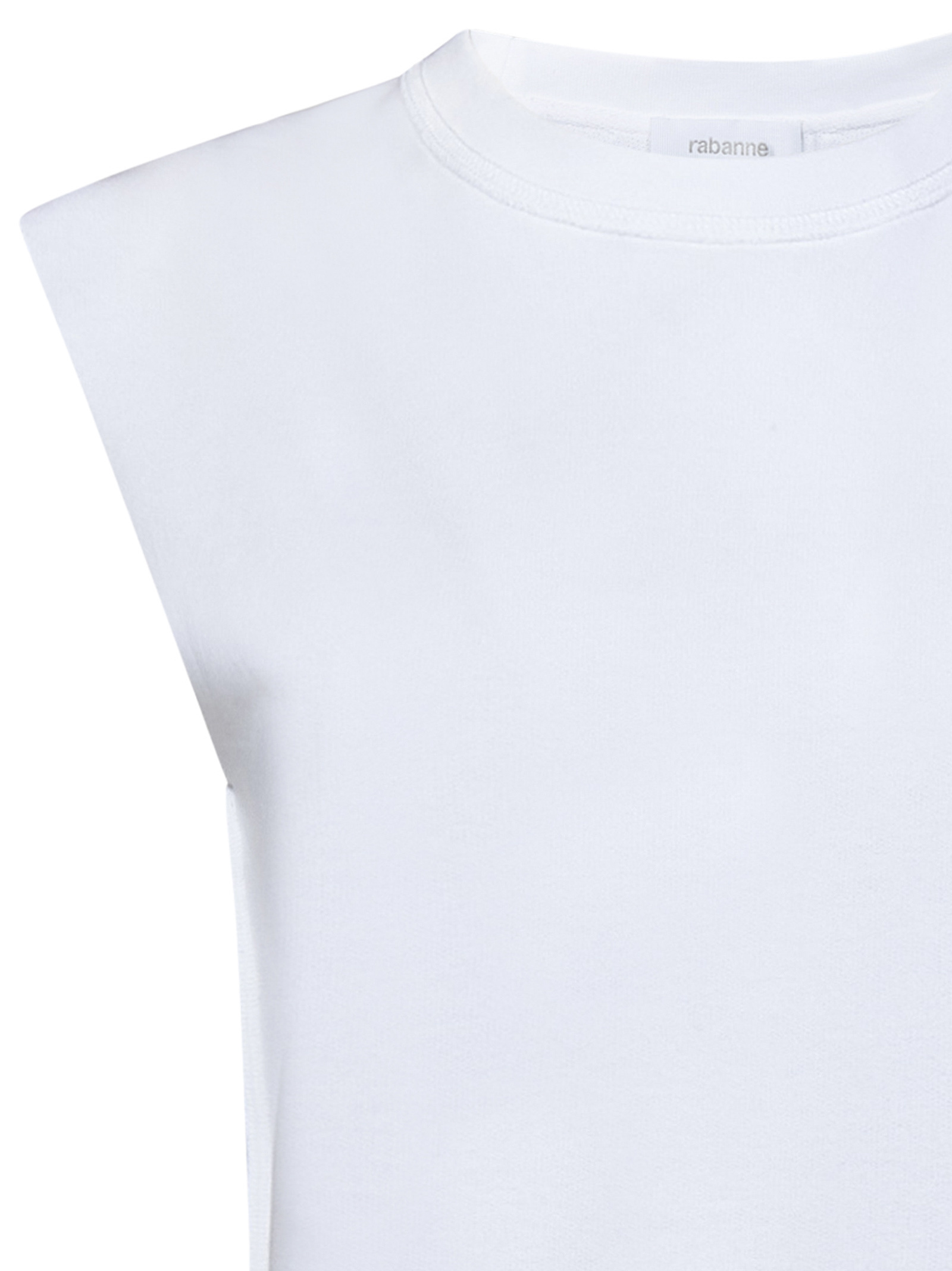 RABANNE PACO RABANNE CHAIN DETAILED CREWNECK TANK TOP