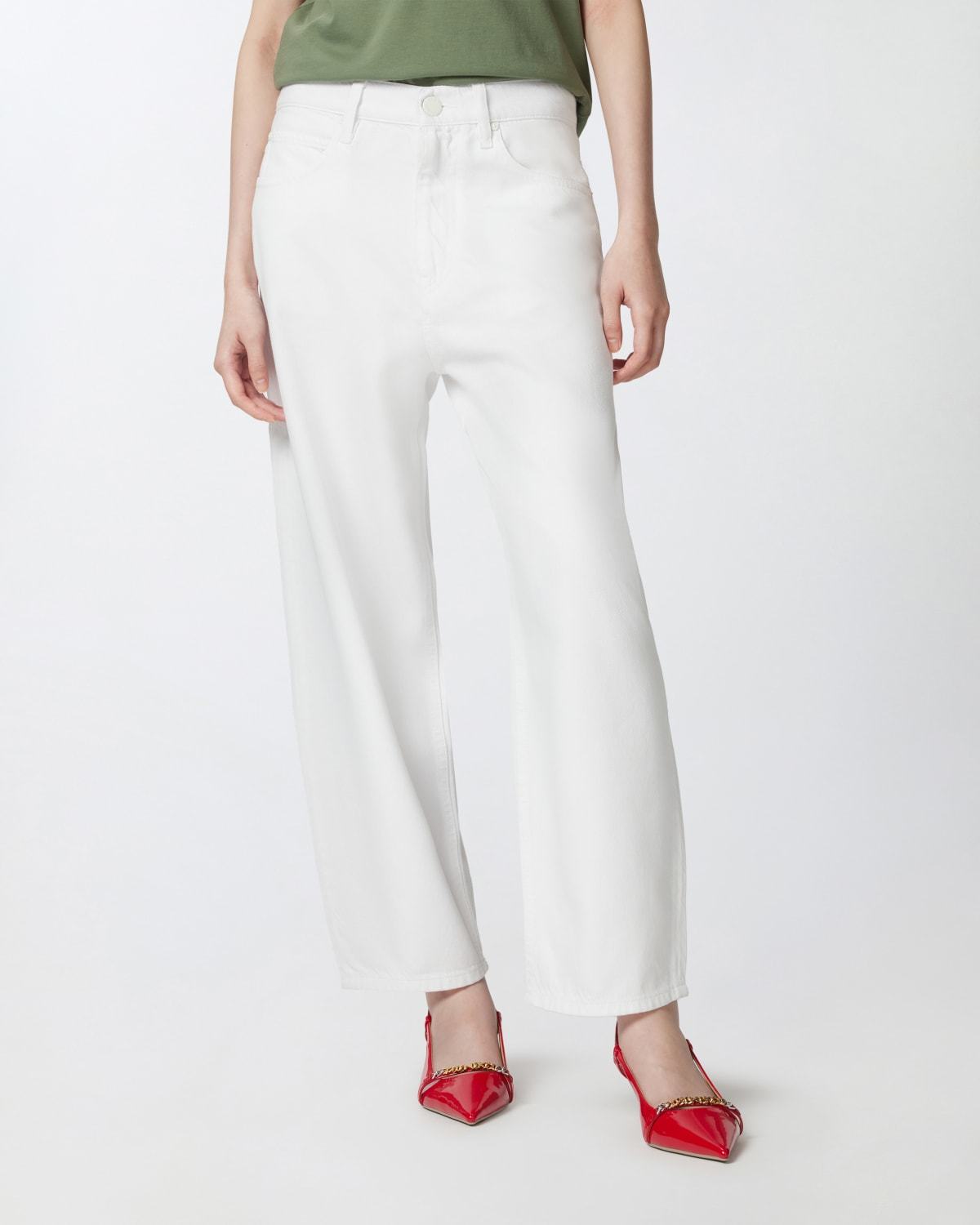 Shop Pinko Straight-leg Jeans In White