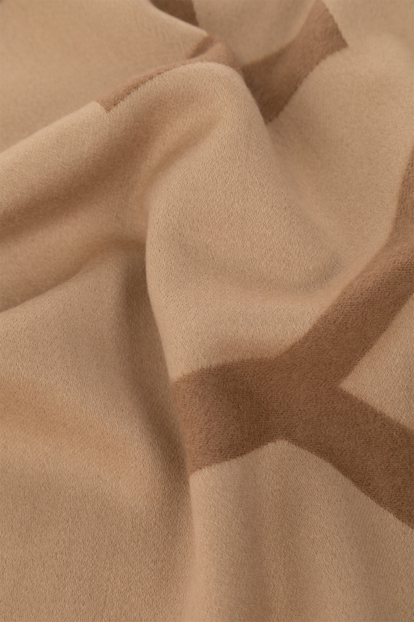 Givenchy Logo Scarf In Nude