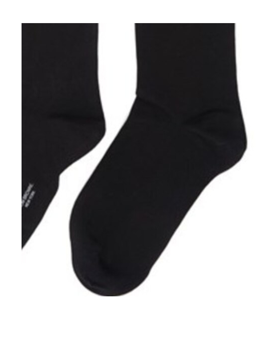 Thom Browne 4-bar Striped Socks In Black
