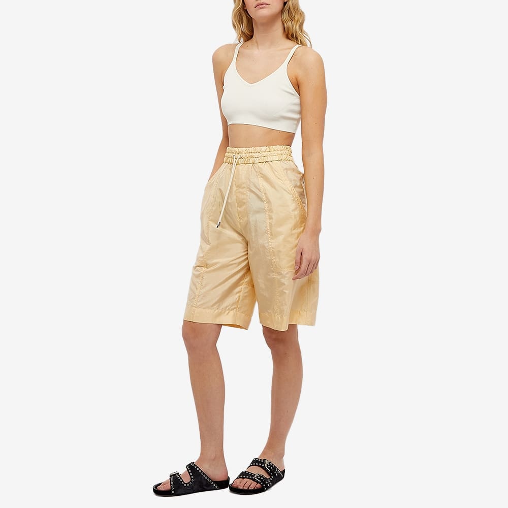 Isabel Marant Laiora Silk Blend Shorts In Nude