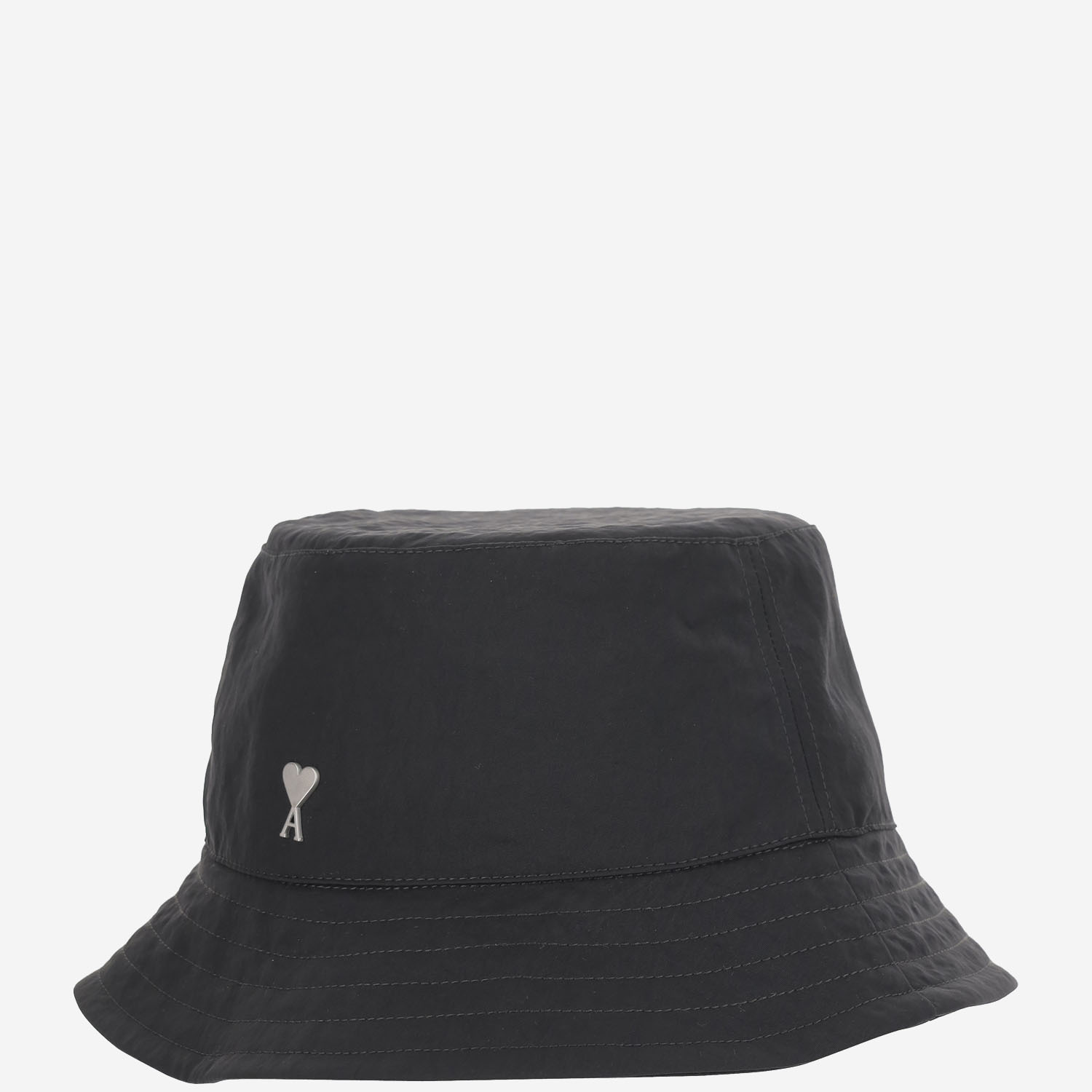 Ami Alexandre Mattiussi Logo Bucket Hat In Gray