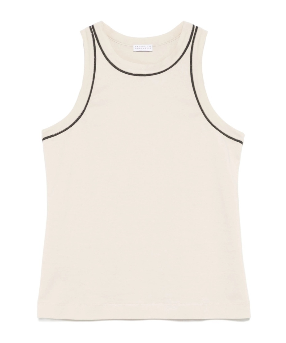 BRUNELLO CUCINELLI COTTON TANK TOP