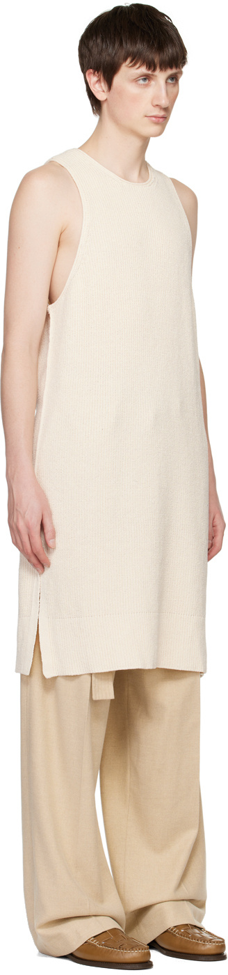 Nanushka Zeno Ribbed-knit Midi Dress In Nude