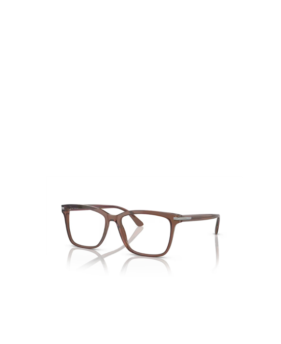 Prada Geometrically Framed Flat Mirror In Brown