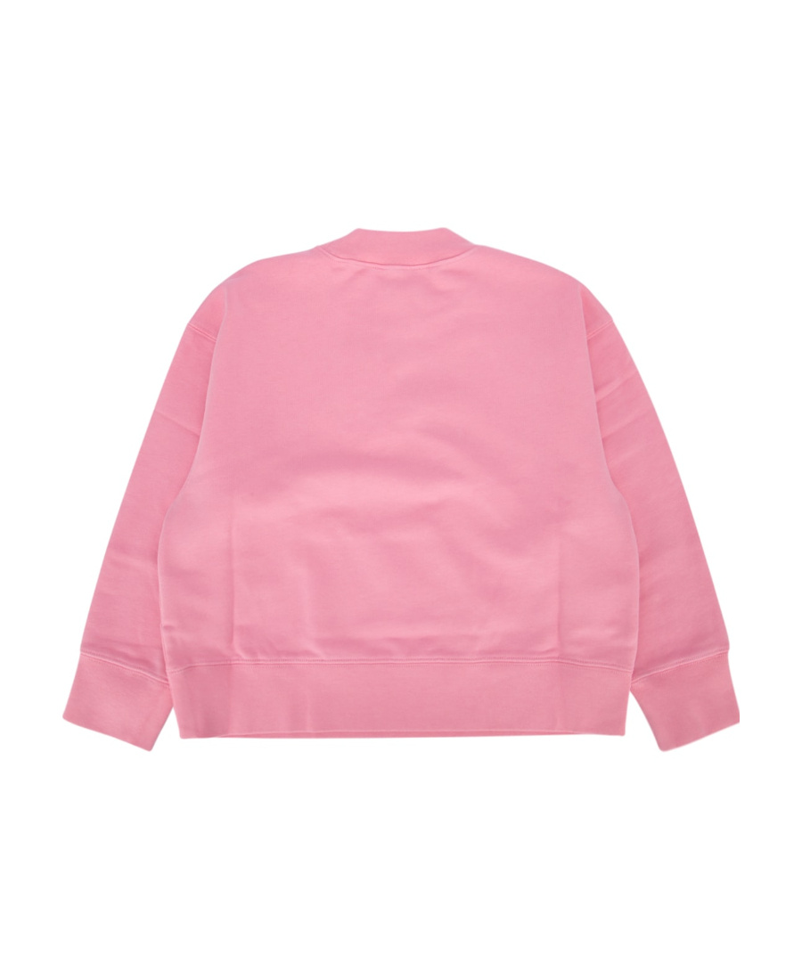 Palm Angels Logo Printed Sweater In Pink