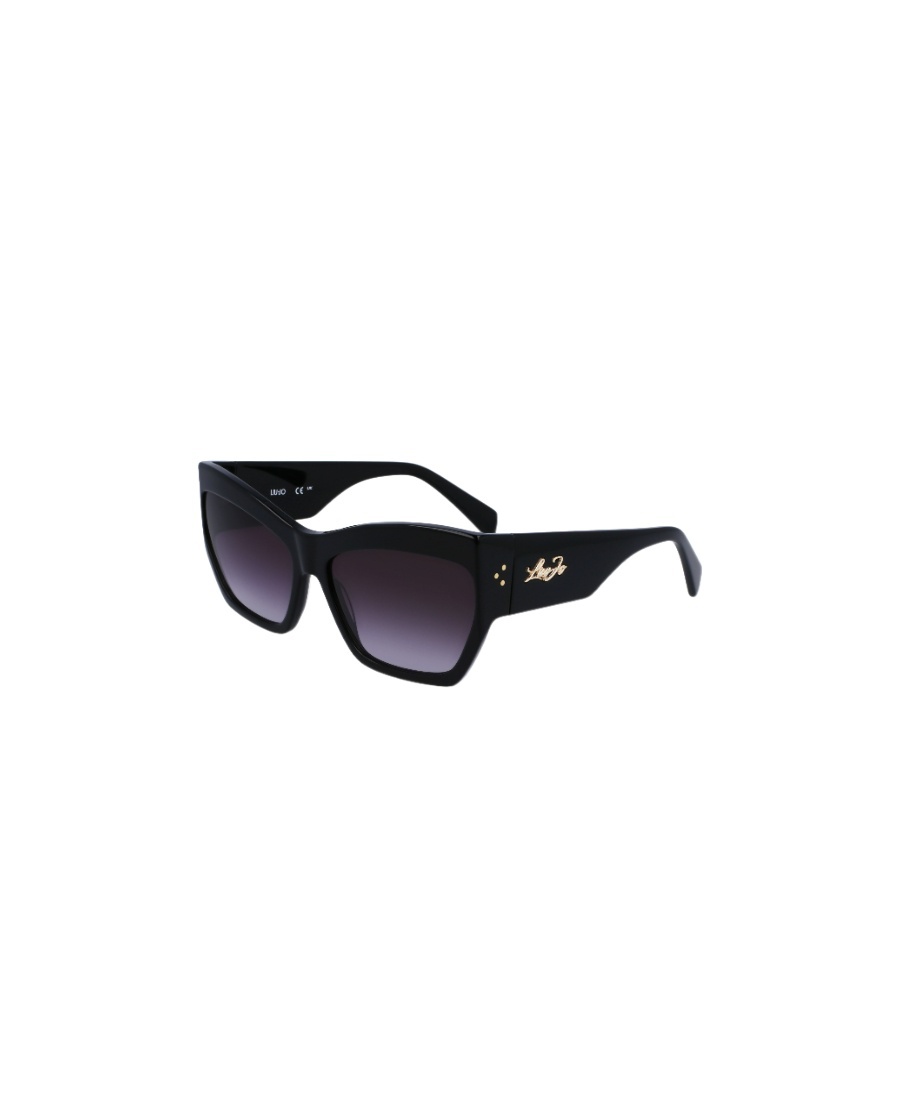 Liu •jo Logo Sunglasses In Black