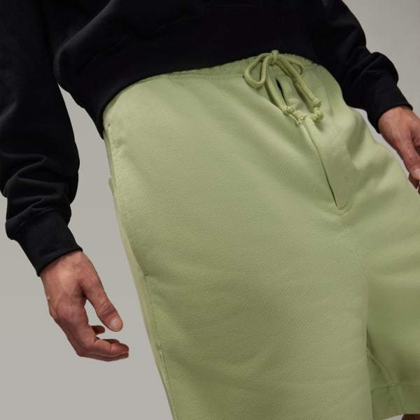 Y-3 French Terry Shorts In Green