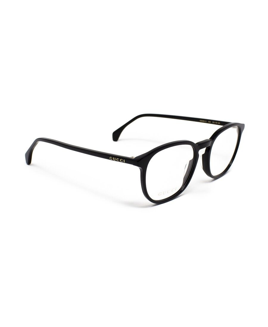 Gucci Round Frame Glasses In Black