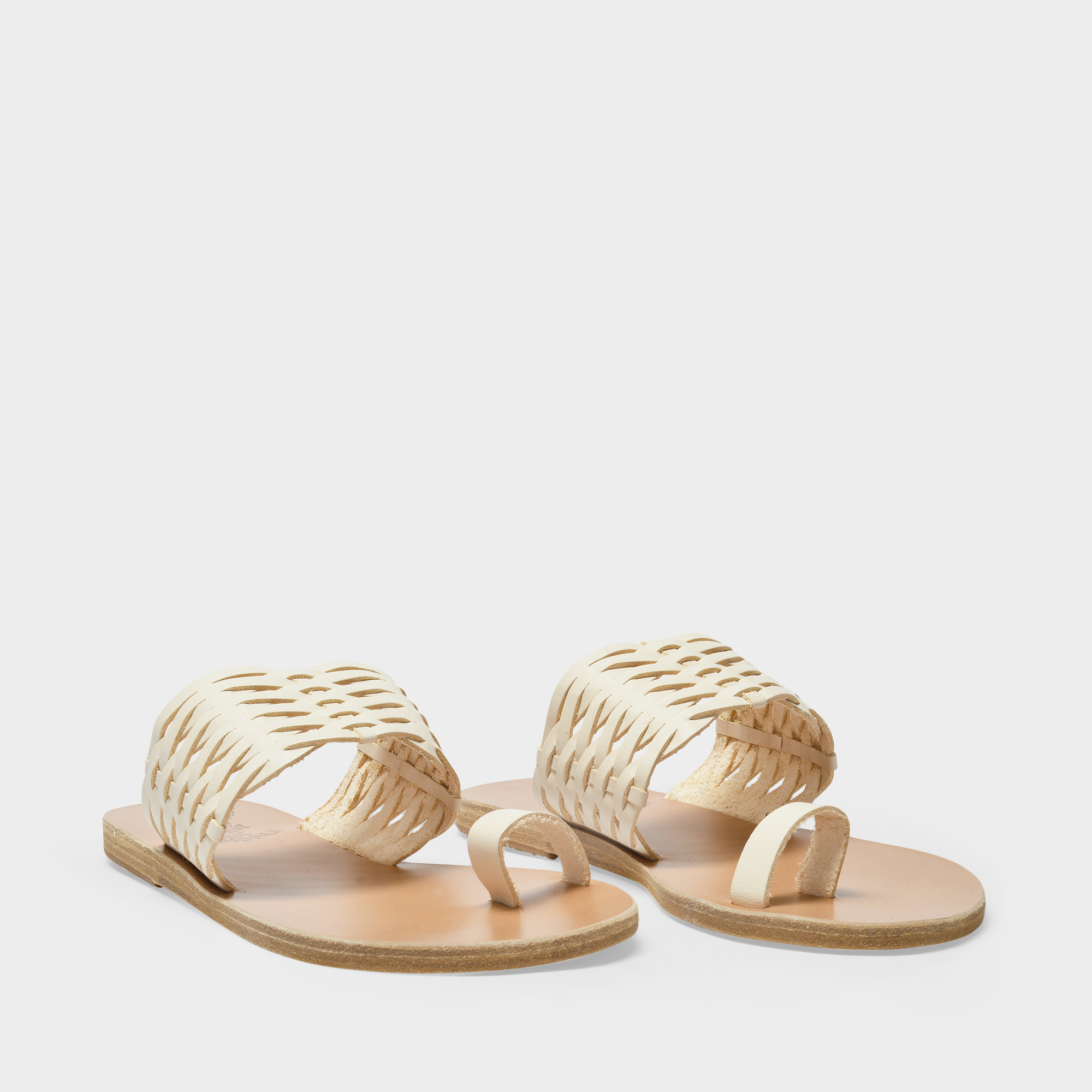 ANCIENT GREEK SANDALS WEAVE OPEN-TOED SANDALS