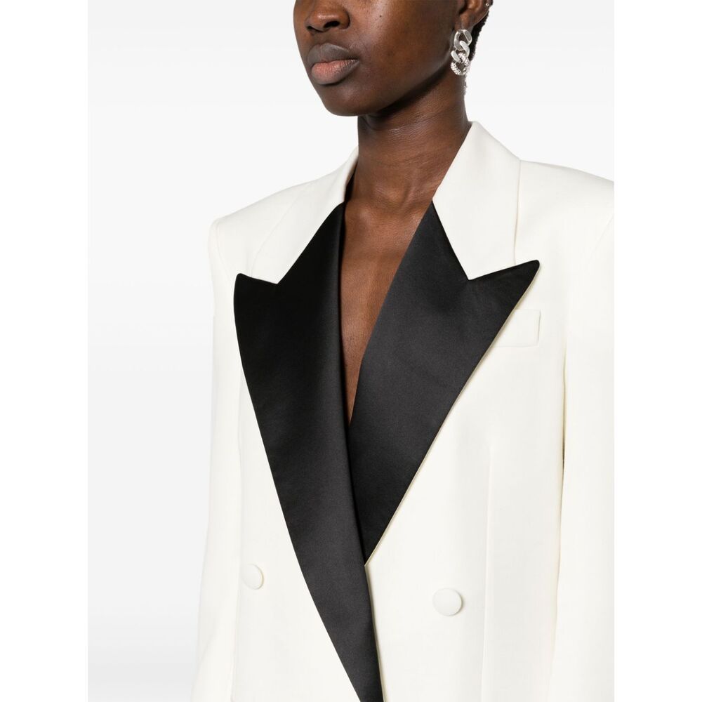 Stella Mccartney Long Sleeved Suit Jacket In White
