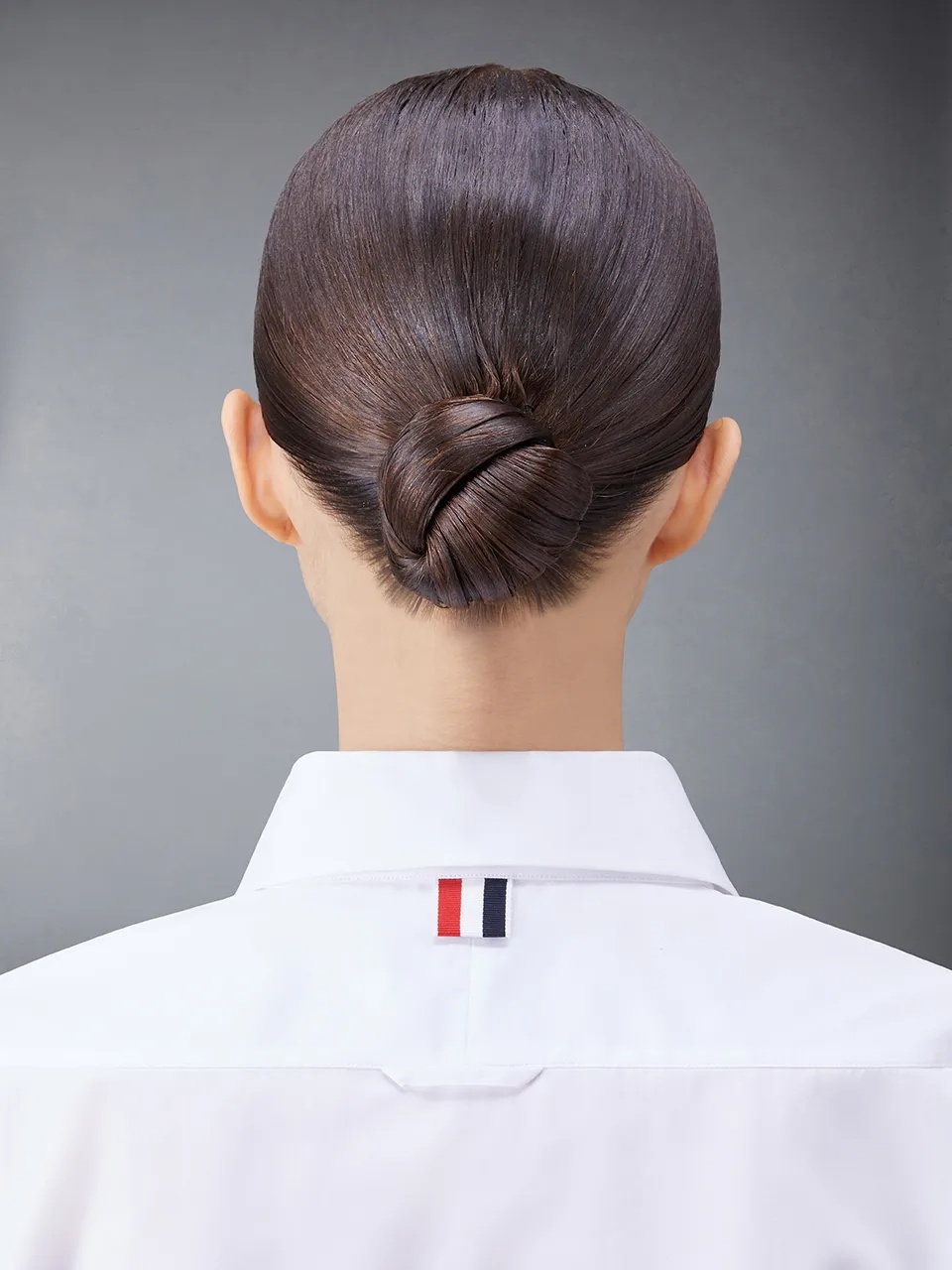 Thom Browne 4-bar Long-sleeved Shirt In White