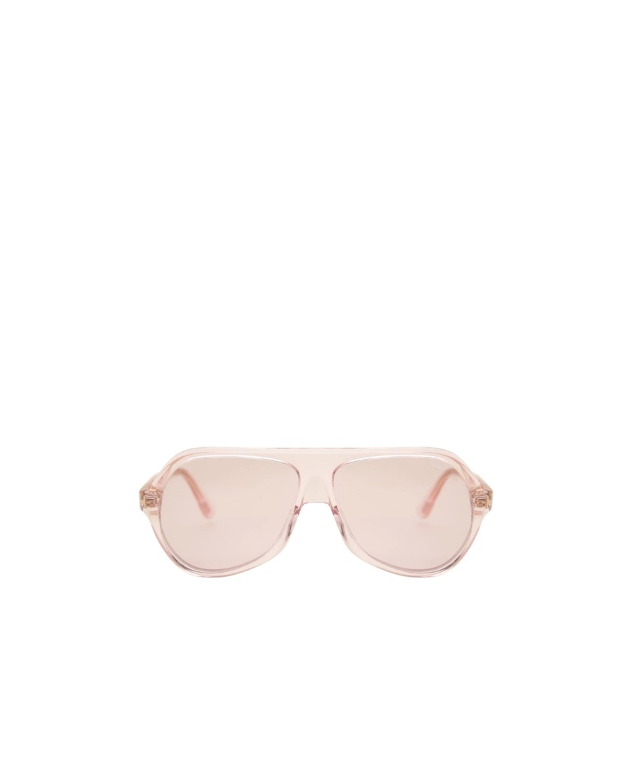 Tom Ford Logo Sunglasses In Nude