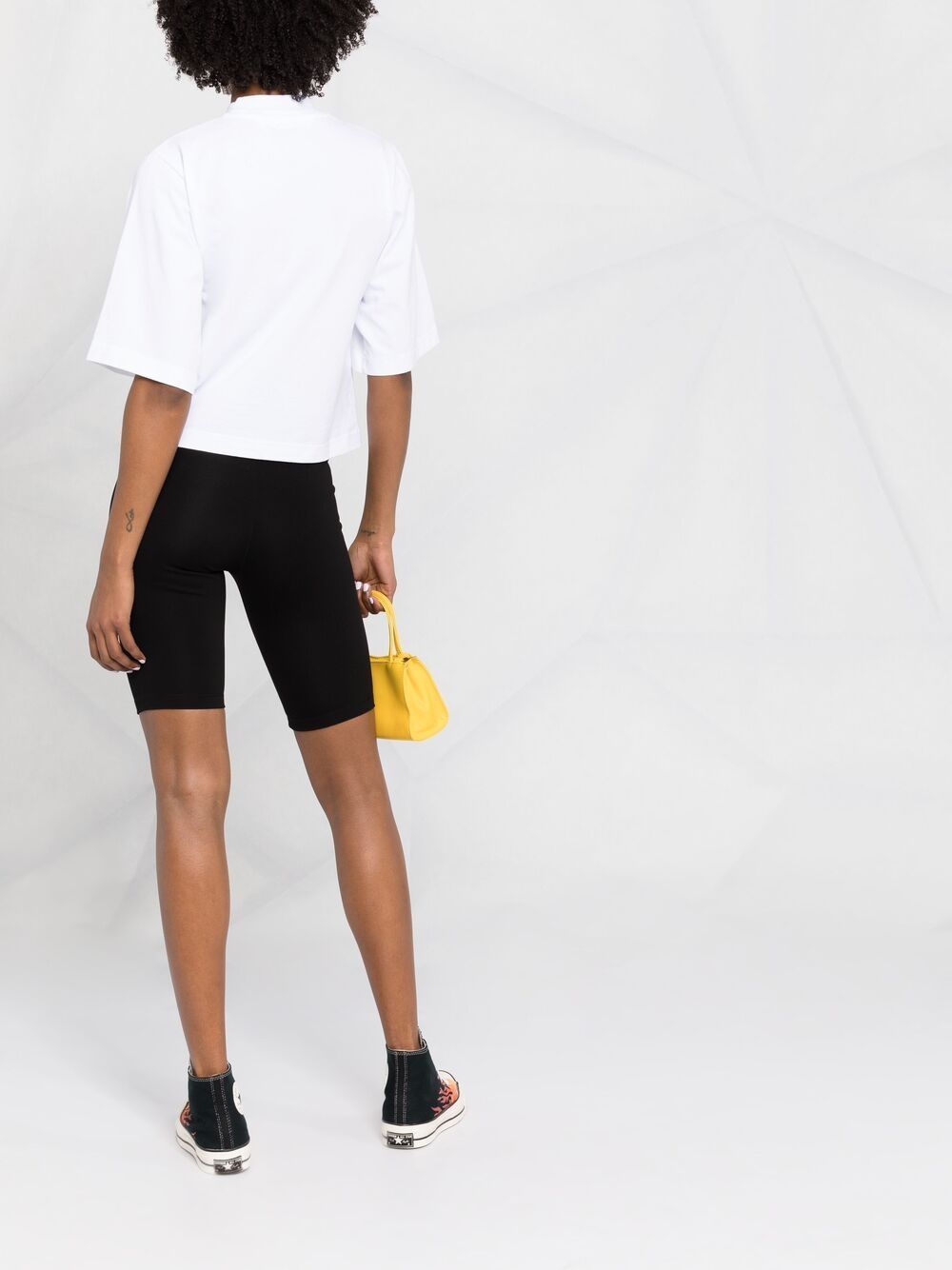 Palm Angels Logo-print Short-sleeve T-shirt In White