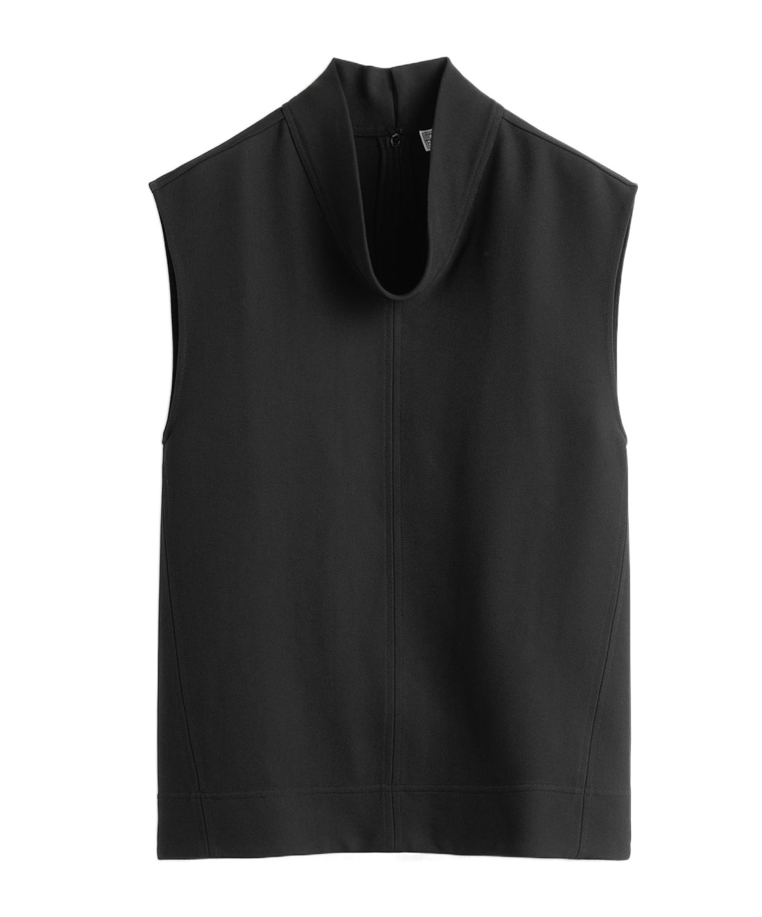 Totême High-neck Blouse In Black