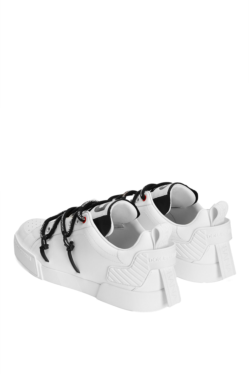Dolce & Gabbana Dolce And Gabbana White Insert Portofino Sneakers In White