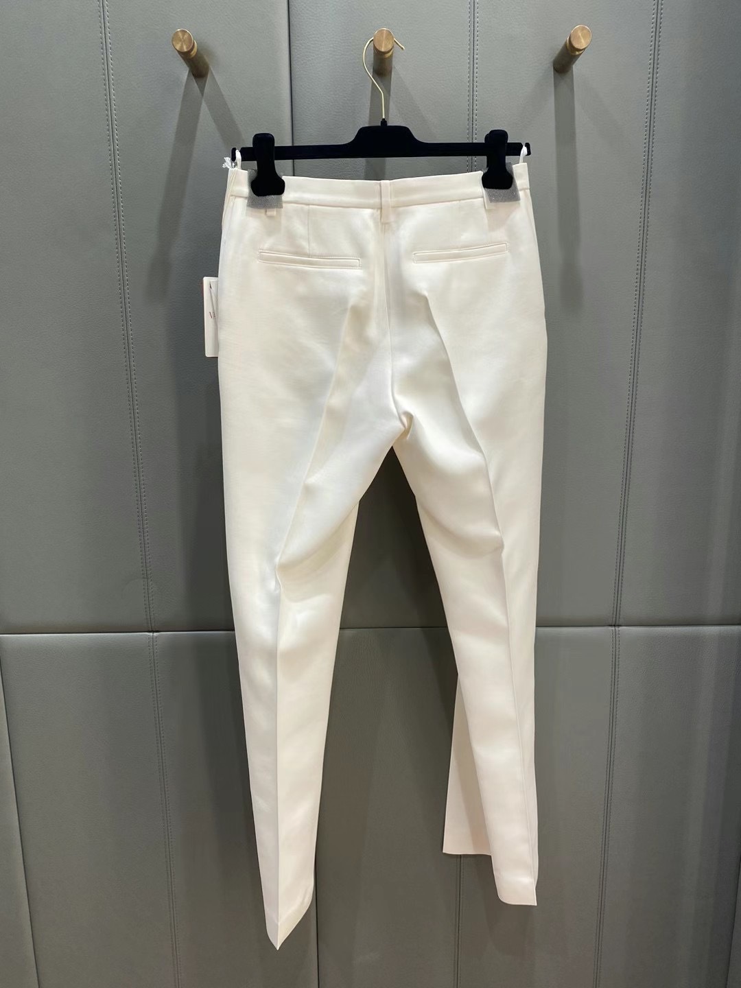 Valentino Tailored High-waisted Trousers In White