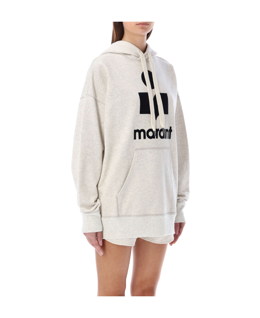 Isabel Marant Étoile Isabel Marant Etoile Women Melange Ivory Cotton Blend Mansel Sweatshirt In Neutral