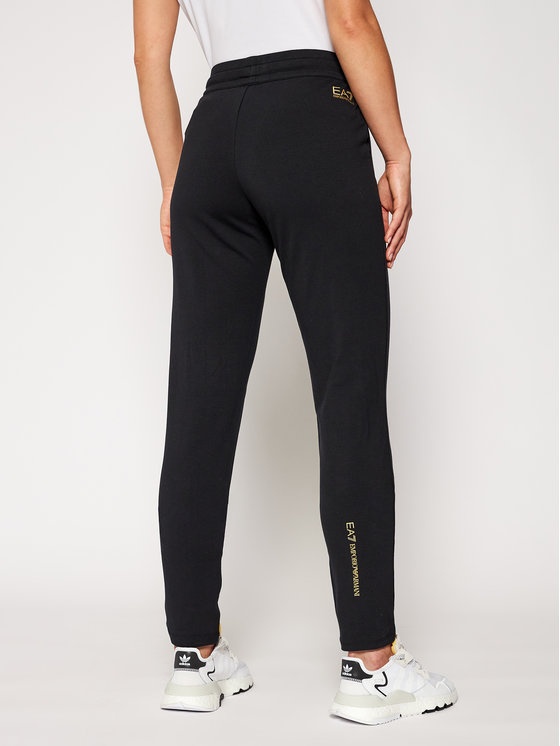 Shop Ea7 Logo Sports Suit In Black