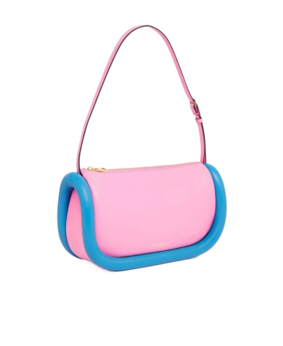 Shop Jw Anderson The Bumper Slim Shoulder Bag In Pink