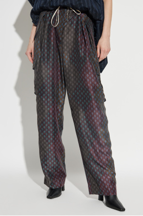 Dries Van Noten Belt Loops Slacks In Black