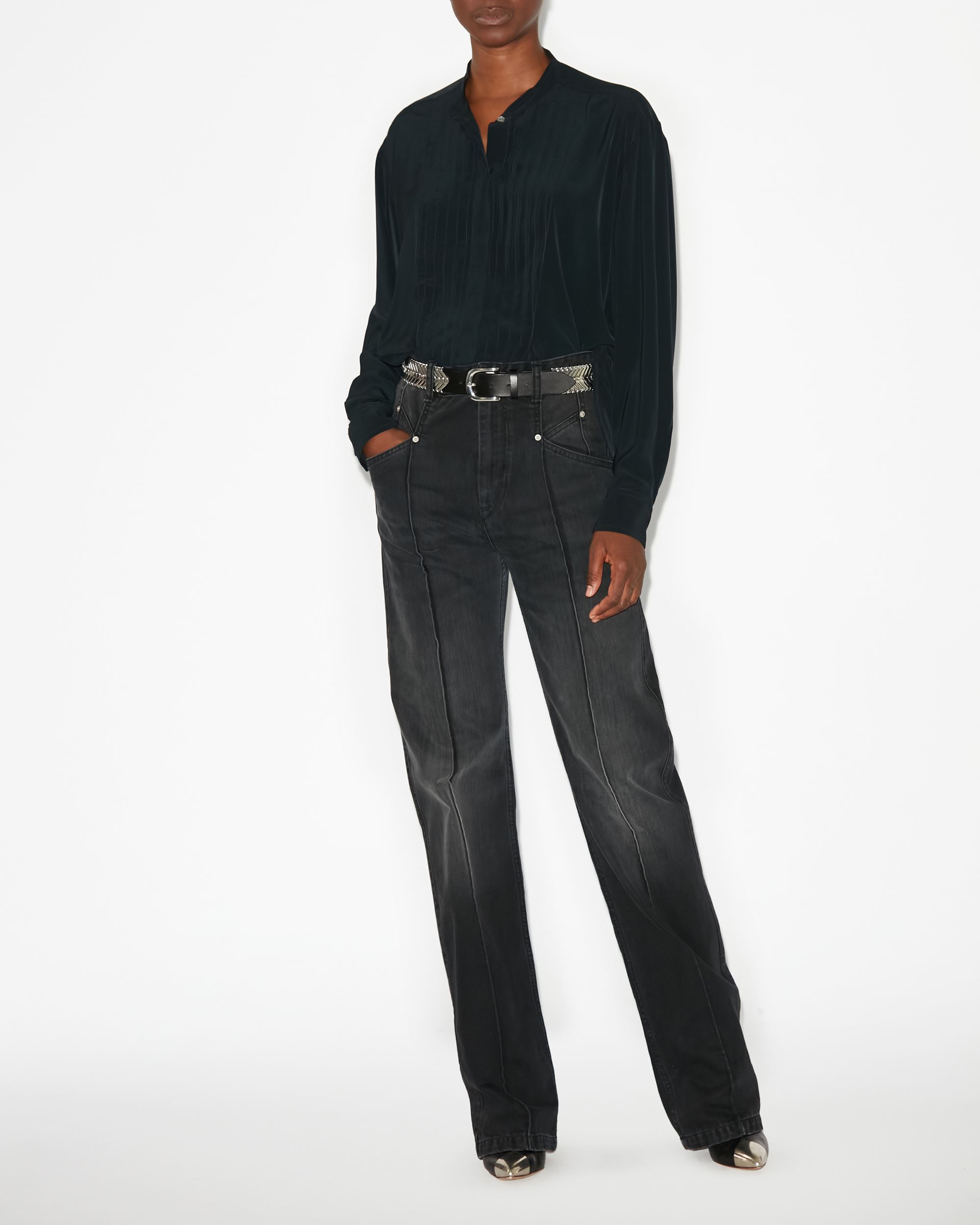 Isabel Marant Amel Top In Black