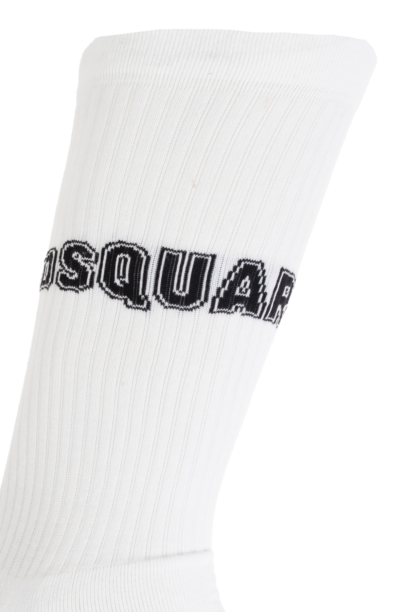 Dsquared2 Logo Socks In White